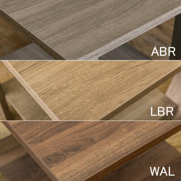 サイドテーブル 50x50cm ナイトテーブル 木製 正方形 木目 棚付き KENNY ソファーサイドテーブル ベッドサイドテーブル キッチン