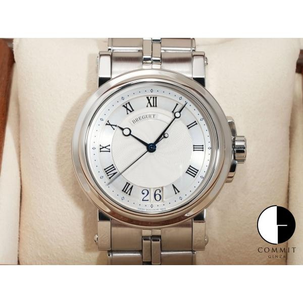 ブレゲ（BREGUET） マリーンII ラージデイト Ref.5817ST/12/SV0 SS
