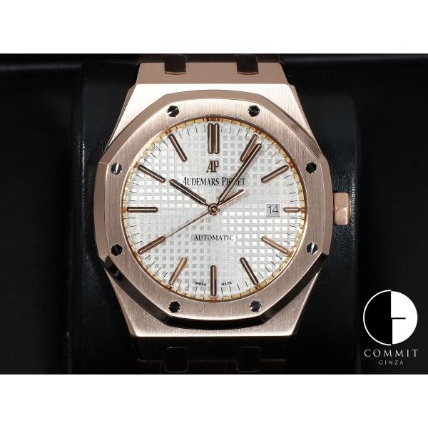 オーデマ・ピゲ AUDEMARS PIGUET ロイヤルオーク 15400OR.OO.D088CR.01 シルバー ピンクゴールド 自動巻き メンズ 腕時計 ロイヤルオーク オーデマピゲ Ref.15400OR.OO.D088CR.01 ピンク