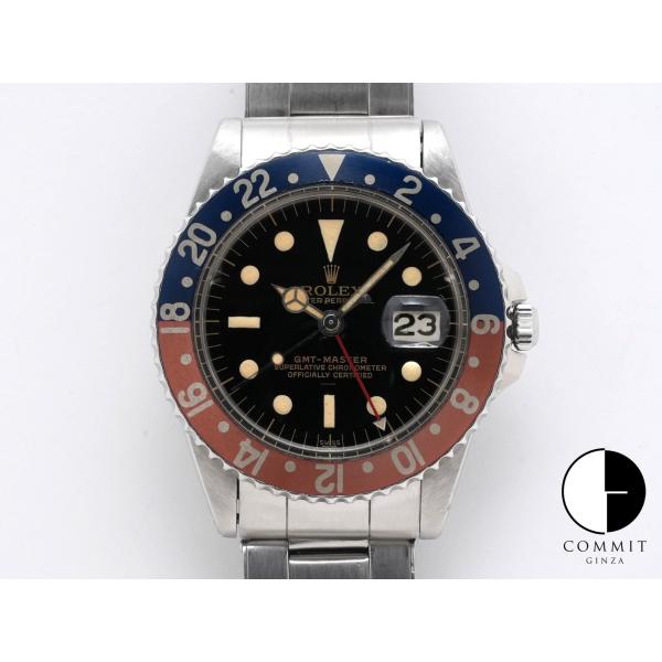 GMTマスター ロレックス Ref.1675M SS ブラック文字盤 : コミット銀座