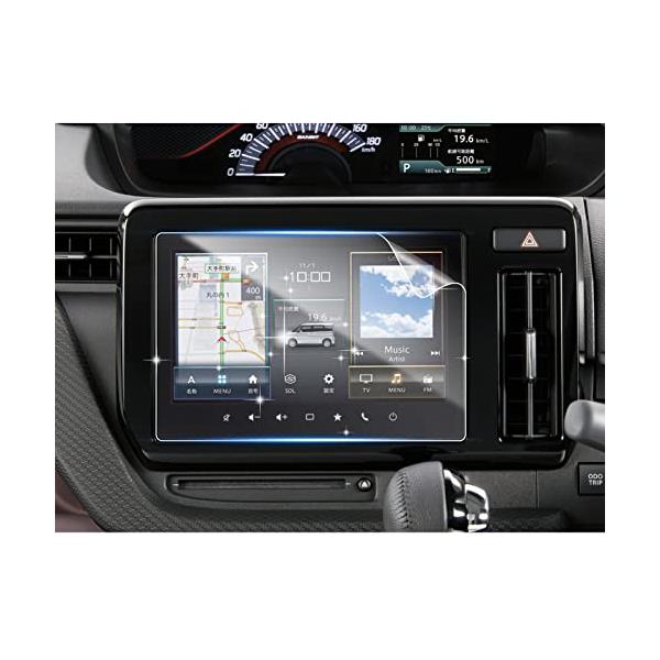 対応モデル：スズキ soli ソリオ 9インチMA37S /MA27S 2020.12~/スズキ Spacia スペーシア MK54S MK94S 2023.11~素材：高品質なPET素材で、高透過率で高解像度をクリアし、元々の画質が損なわ...