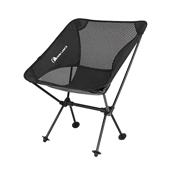 他サイト： MOON LENCE アウトドアチェア キャンプチェア 椅子 折りたたみ アルミ合金＆オックスフォード コンパクト 超軽量 収納バッグ キャンプ ハイキング 耐の商品画像