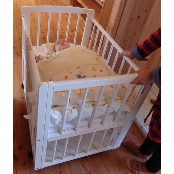 ベビーベッド ミニサイズ サワベビー L型プチベリー 澤田工業 添い寝 日本製 ベビーベット コンパクト ミニベッド ホワイト ナチュラル Buyee Buyee 日本の通販商品 オークションの代理入札 代理購入