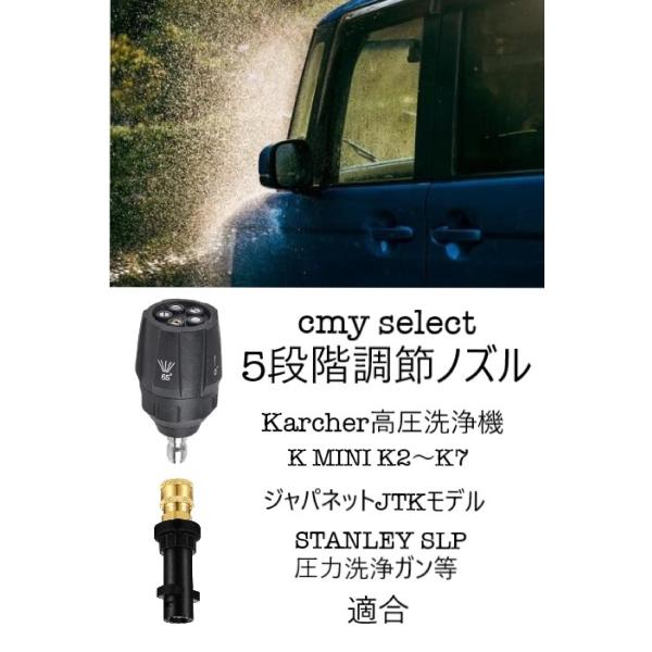 KÄRCHER Vario Power ノズル　洗車　未使用品　高圧洗浄機用 ケルヒャー ノズル 5段階マルチノズル 回転式 洗車 高圧洗浄機 K MINI