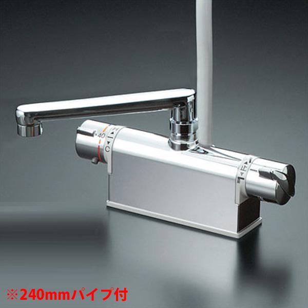 Kvk デッキ形サーモスタット式シャワー 240mmパイプ付 Kf771tr2 水栓金具 価格比較 価格 Com