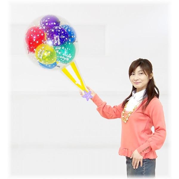 誕生日バルーン 誕生日風船 誕生日サプライズ クラッカーバルーン１０ Happybirthday Cracker10 Happybirthday バルーンショップ コンパス 通販 Yahoo ショッピング