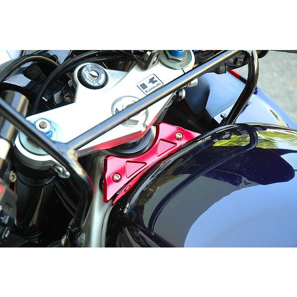 ZX-9R 98'〜03' タンクエンドプレート レッド : Complsah Factory