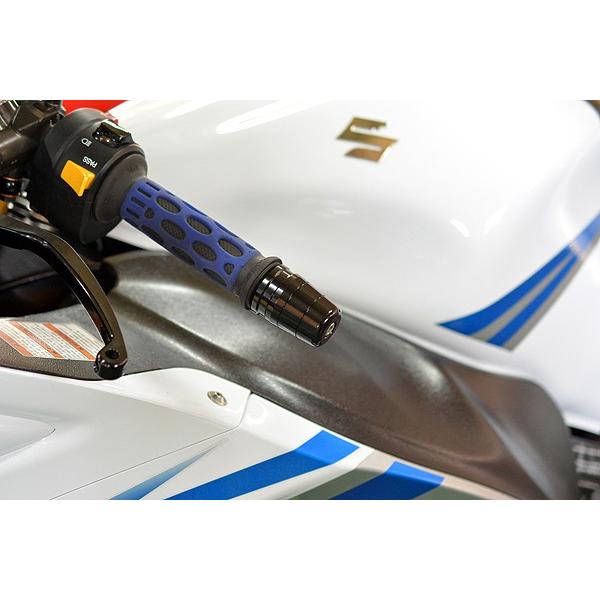 GSX1300R　ハヤブサ　バーエンド　ブラック