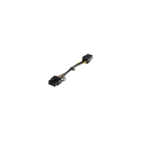 ＳｔａｒＴｅｃｈ．ｃｏｍ 6ピン- 8ピン PCIe 電源変換アダプタケーブル PCIEX68ADAP 目安在庫=△