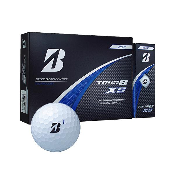 他サイト： ブリヂストンスポーツ ゴルフボール TOUR B XS 2025年モデル ホワイト 1箱(12個) 取り寄せ商品の商品画像