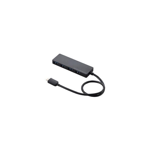 USB Type-C タイプC typec 接続 USB 3.1 ハブ Gen1 Aメス 4ポート バスパワー 30cm ケーブル ブラック ブラック┃U3HC-A430BBK エレコム 在庫処分