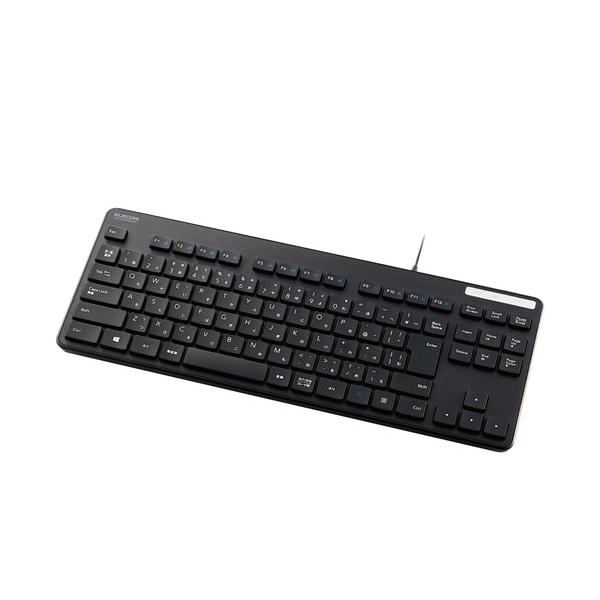 他サイト： エレコム キーボード 有線 抗菌 薄型 ミニキーボード TK-FCM107KBK メーカー在庫品の商品画像