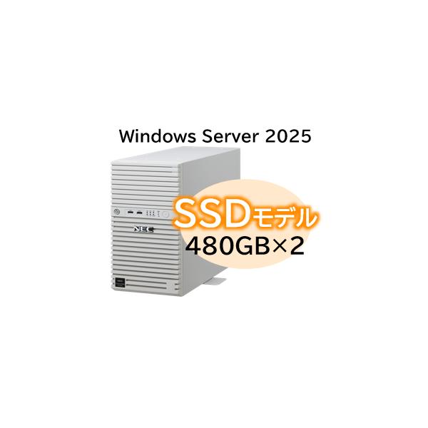 【日本電気株式会社。Express5800/D/T110m Xeon 6315P 4C/16GB/SSD 480GB*2 RAID1/W2025/タワー 3年保証】 検索キーワード:ＮＥＣ|日本電気 サーバー本体|サーバー タワー メーカー...