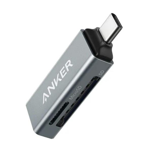 アンカージャパン ANKER USB-C 2-in-1カードリーダー グレー 1個 取り寄せ商品