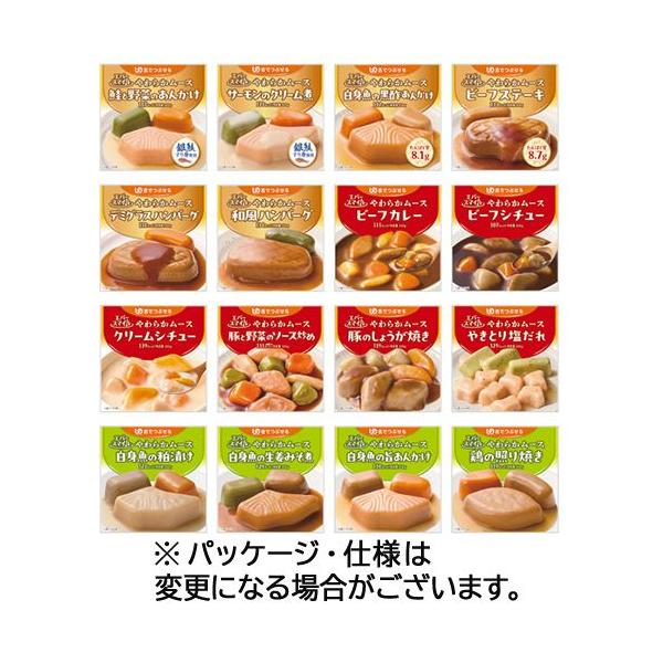 大和製罐 エバースマイル ムース食 主菜16種セット 1ケース 取り寄せ商品