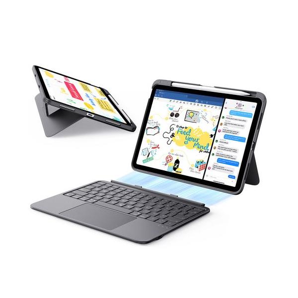 ＥＳＲ FLEX 着脱式キーボードケース for iPad (A16 / 第10世代) ダークグレー 仕入先在庫品