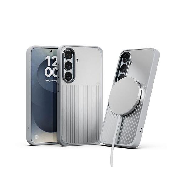 ｍｉａｋ MOOD Qi2対応マグネットケース for Galaxy S26 シルバー 仕入先在庫品