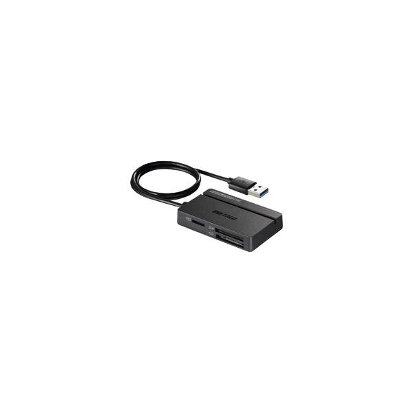 バッファロー BSCR100U3BK USB3.0 マルチカードリーダー スタンダード ブラック 目安在庫=○