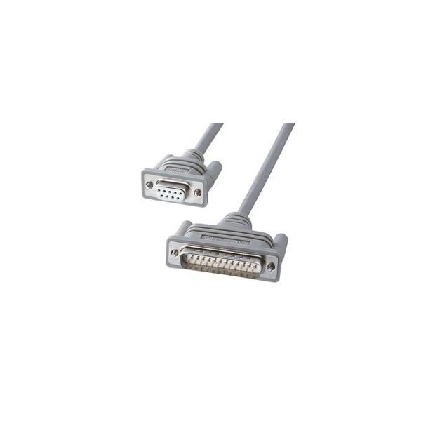 サンワサプライ KRS-423XF-5K RS-232Cケーブル DB9メス-DB25オス5M メーカー在庫品