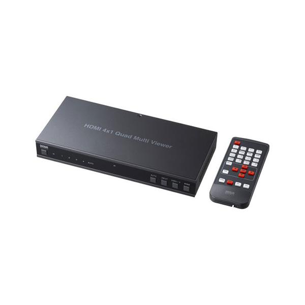 SANWA SUPPLY サンワサプライ　HDMI 画面4分割切替器 SANWA SUPPLY（サンワサプライ） 4入力1出力HDMI画面分割切替器(4K