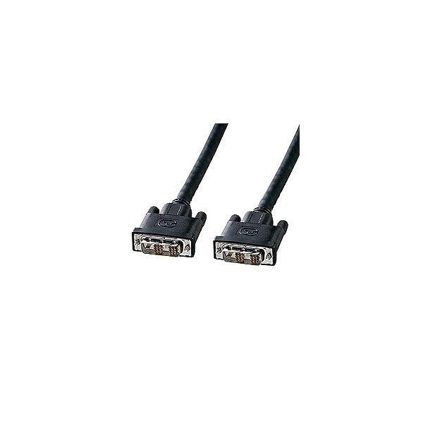 【新品未使用品】サンワサプライDVIケーブル KC-DVI-100G サンワサプライ】DVIコネクタのパソコンとDVIコネクタを持つ