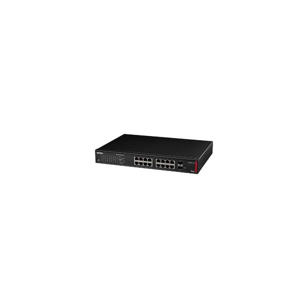 バッファロー BS-GS2116P 法人向け レイヤー2 Giga PoE スマートスイッチ 目安在庫=○