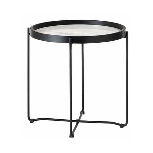 【サイズ(cm)：W42×D42×H43。カラー：ホワイト。】 検索キーワード: テーブル | ホワイト|東谷 家庭用インテリア／雑貨|テーブル メーカー型番:CIR-501ST CIR501ST