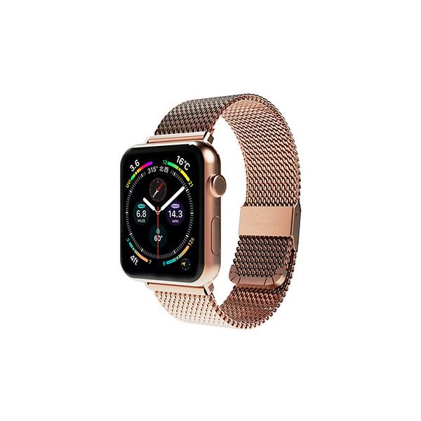 miak CLIP MESH BAND for Apple Watch 45/44/42mm ローズ