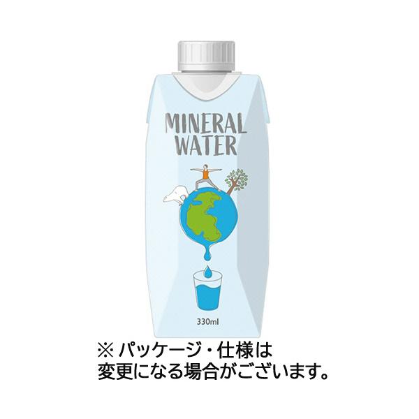 サクラ食品工業 サクラ ミネラルウォーター 330mL 紙パック(口栓付) 1セット(72本:18本×4 取り寄せ商品