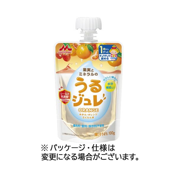 他サイト： 森永乳業 果実とミネラルのうるジュレ ORANGE 100g 1セット(6個) 取り寄せ商品の商品画像