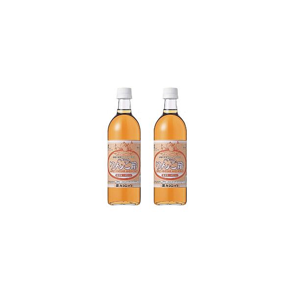カネショウ 青森の味！フルーツビネガー ハチミツ入りんご酢（樽熟成）【500ml 2本】 目安在庫=○