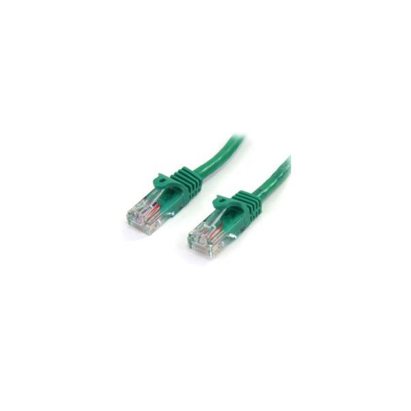 ＳｔａｒＴｅｃｈ．ｃｏｍ カテゴリ5e(CAT5e)LANケーブル/1m/グリーン/ツメ折れ防止機構 目安在庫=△