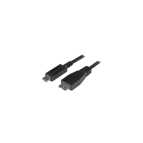 rsD USBP[u/Micro-B - C/1m/USB 3.1 Gen2/10Gbps/ubN ڈ݌=