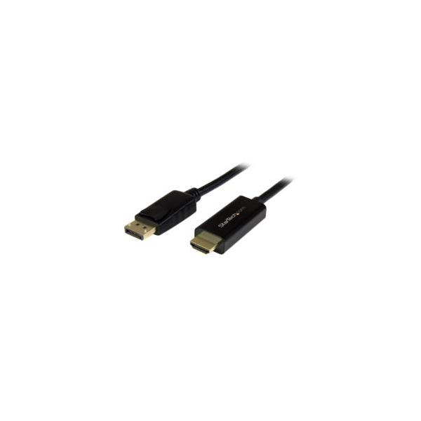ＳｔａｒＴｅｃｈ．ｃｏｍ ディスプレイ変換ケーブル/DP 1.2 - HDMI 1.4/3m/4K30Hz/BK 目安在庫=○