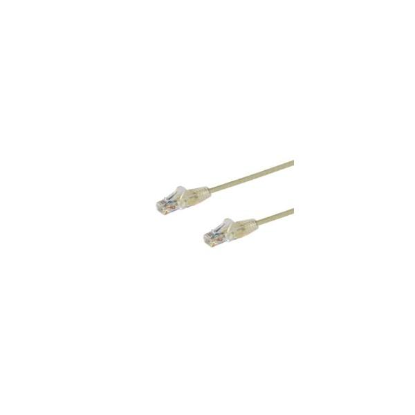 ＳｔａｒＴｅｃｈ．ｃｏｍ カテゴリ6(CAT6)LANケーブル/1m/グレー/極細 ツメ折れ防止 目安在庫=△