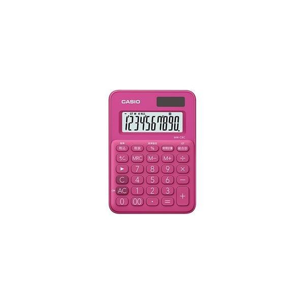 カラフル電卓 ミニミニジャストタイプ ビビッドピンク Casio カシオ カシオ Mw C8c Rd N の最安値と通販店 サープラ