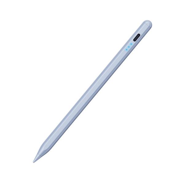 【純正のApple Pencilに近い描き心地の、iPad用アクティブタッチペンです。約20分でフル充電可能な急速充電機能を搭載。電池が切れても充電してからすぐに使用できます。約1.6mmのペン先で細か】 検索キーワード:エレコム|ELEC...
