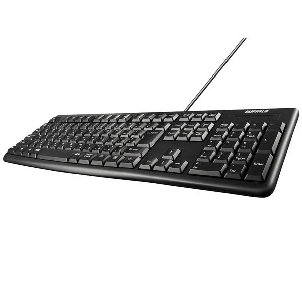 �o�b�t�@���[ BSKBU100BKZ USB�ڑ� �L���X�^���_�[�h�L�[�{�[�h �u���b�N �ڈ��݌�=��