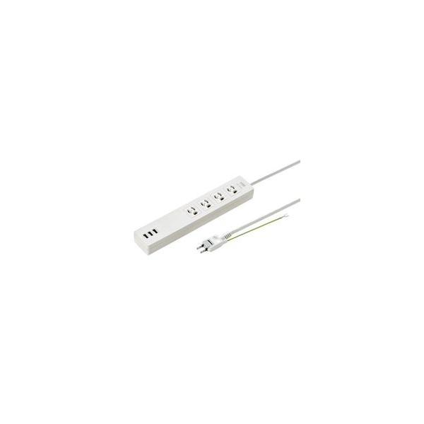 �T�����T�v���C USB�[�d�@�\�t���^�b�v 3P�E4�� 2m TAP-F37U-2 ���[�J�[�݌ɕi