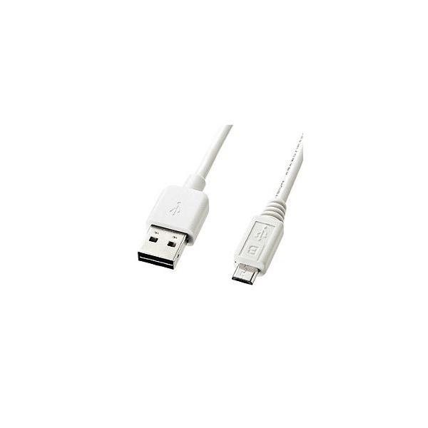 �T�����T�v���C ���ʑ}����}�C�N��USB�P�[�u��(MicroB) �z���C�g 0.2m KU-RMCB02W ���[�J�[�݌ɕi
