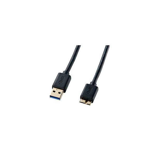 TTvC USB3.0}CNP[u(A-MicroB) 1m ubN KU30-AMC10BK [J[݌ɕi
