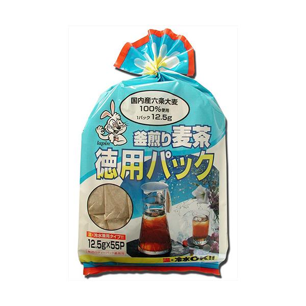 他サイト： 伊勢惣 釜煎り麦茶 徳用パック 12.5g 1袋(55バッグ) 取り寄せ商品の商品画像