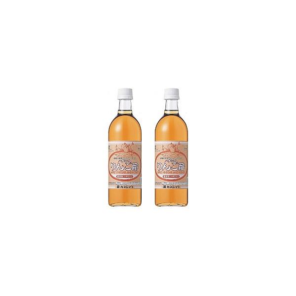 カネショウ 青森の味！フルーツビネガー ハチミツ入りんご酢（樽熟成）【500ml 2本】 目安在庫=○