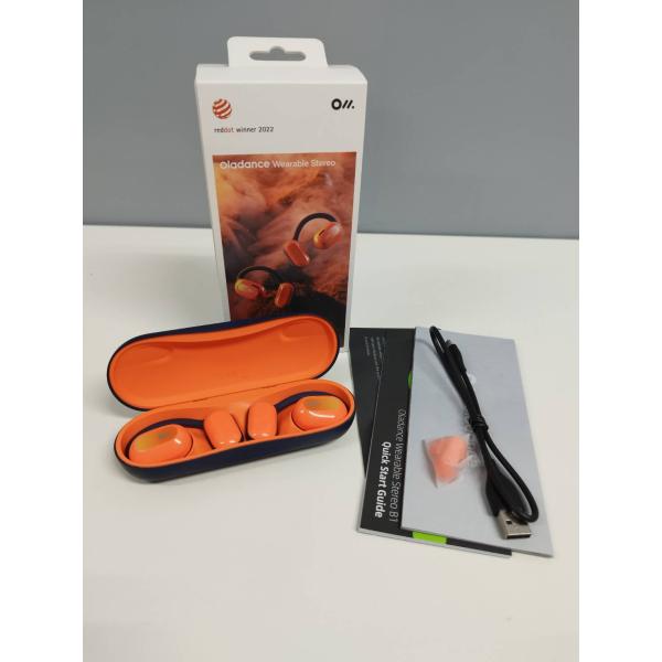 Oladance Wearable Stereo/OLA02/ワイヤレスイヤホン/オレンジ : 中古