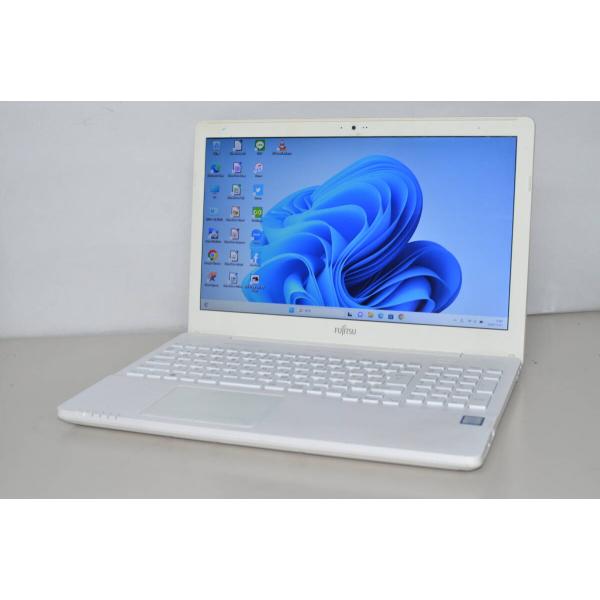 中古良品ノートパソコン 富士通 AH50/B3 Windows11+office 爆速SSD512GB core i7-7700HQ/メモリ8GB/15.6インチ/WEBカメラ/無線/ブルーレイ 中古良品ノートパソコン 富士通 AH50/B3 Windows11+office 爆速