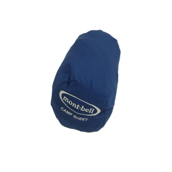 【良品】mont-bell/モンベル CAMP SHEET/キャンプシーツ/1121197/男女兼用/ネイビー/アウトドア/寝具