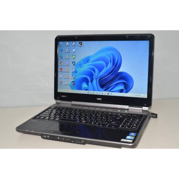 中古ノートパソコン Windows10+office 大容量HDD500GB NEC LL550/W