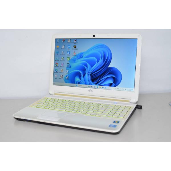 中古良品 ノートパソコン Windows10+office 富士通 AH53/E i3-2330M