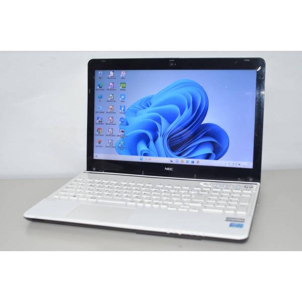 中古良品ノートパソコン NEC LS350/R Windows11+office 爆速