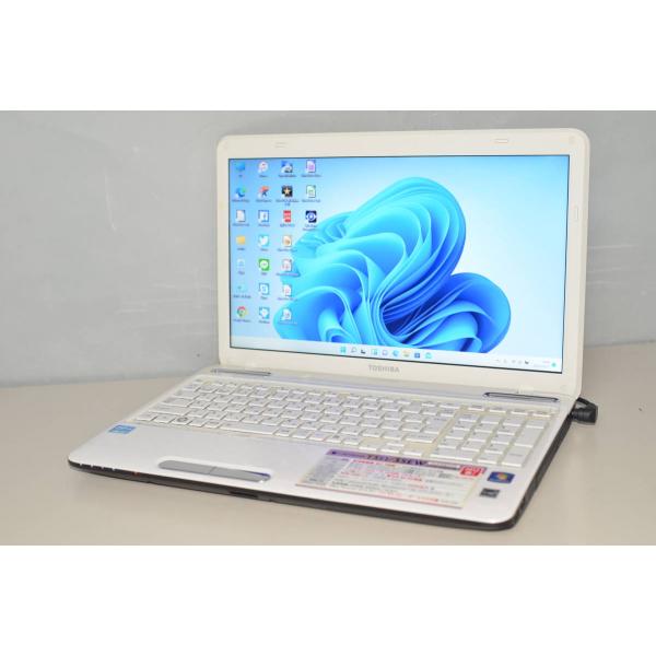 最新Windows11+office 大容量HDD750GB 東芝Dynabook T351/35EW 第二世代i3/メモリ4GB/15.6インチ/無線内蔵/HDMI/DVDRW/便利なソフト多数 最新Windows11+office 大容量HDD750GB 東芝Dynabook T351/35EW 高性能